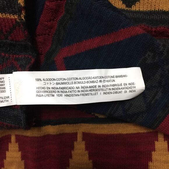 NWT Zara tribal bohemian poncho sweater. S - Picture 3 of 4